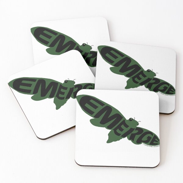 Item preview, Cicada Emerge, Forest Green designed and sold by CraneCreek.