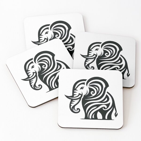Item preview, Roaring Jungle Giants Elephants designed and sold by vectorillus.