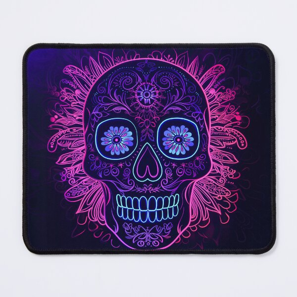Item preview, Neon Skull Artwork designed and sold by KatanaCreative.