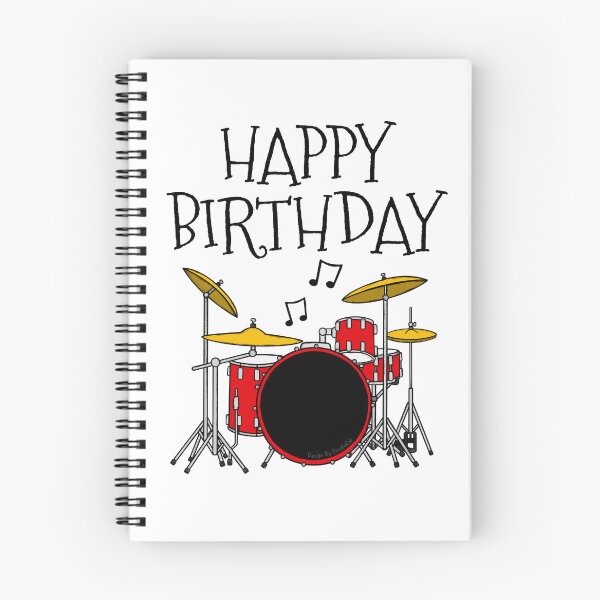 Item preview, Drum Kit Happy Birthday Drummer Musician designed and sold by doodlerob.