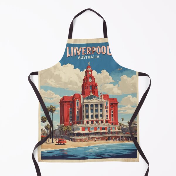 Artikelvorschau, Liverpool Australien Tourismus Vintage Poster entworfen und verkauft von TravelersGems.