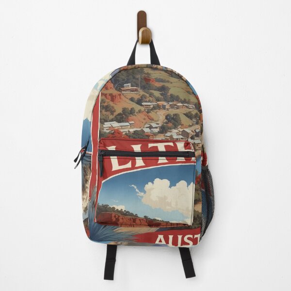 Item preview, Lithgow Australia Tourism Vintage Poster designed and sold by TravelersGems.
