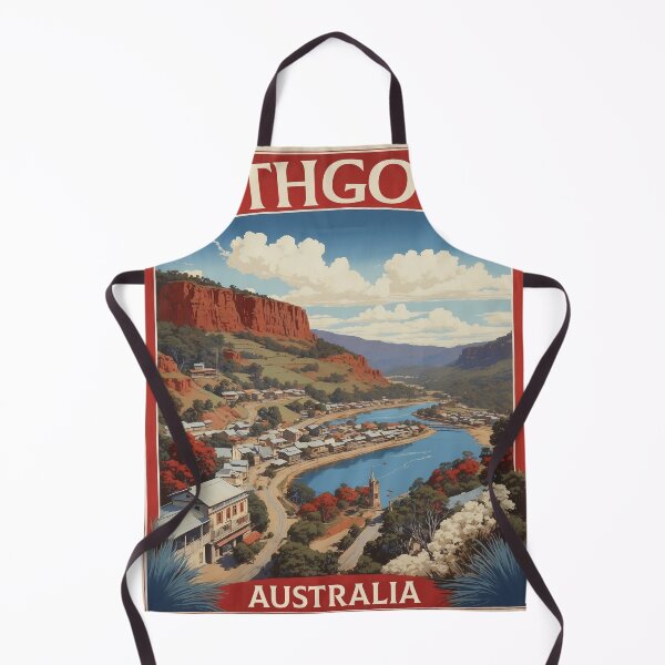 Item preview, Lithgow Australia Tourism Vintage Poster designed and sold by TravelersGems.