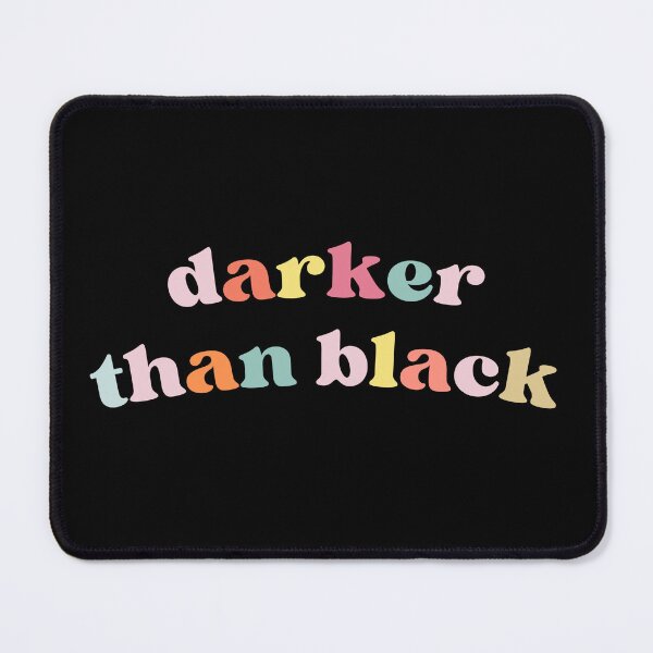 Item preview, Darker than Black Rainbow Colour Text Juxtaposition designed and sold by JeSuisAgnes.