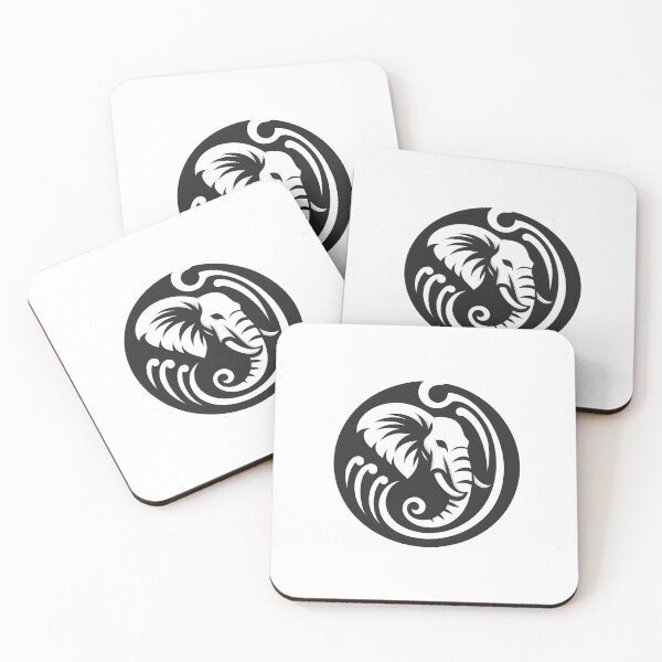 Item preview, Roaring Jungle Giants Elephants designed and sold by vectorillus.