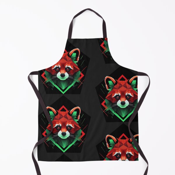 Item preview, Geometric Neon Red Panda designed and sold by dom-sien-sh.