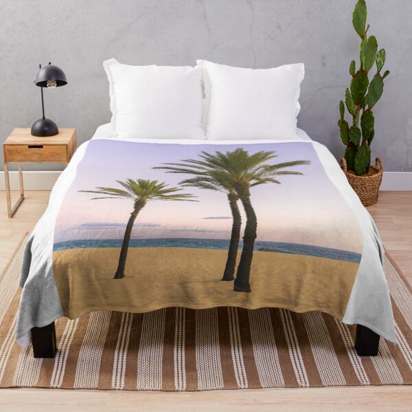 Item preview, Idyllic palm trees on the beach at sunset designed and sold by pod24.