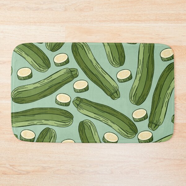Item preview, Zucchini seamless pattern designed and sold by DesignsbySimons.