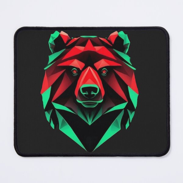 Item preview, Geometric Neon Bear  designed and sold by dom-sien-sh.
