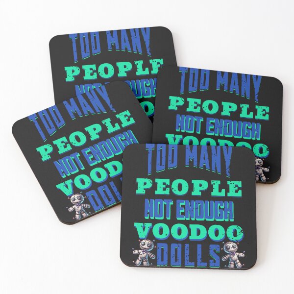 Item preview, Too Many People Not Enough Voodoo Dolls  designed and sold by ZeptepiTrends.