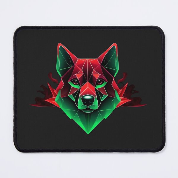 Item preview, Geometric Neon Wolf designed and sold by dom-sien-sh.