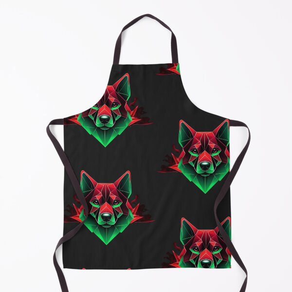 Item preview, Geometric Neon Wolf designed and sold by dom-sien-sh.