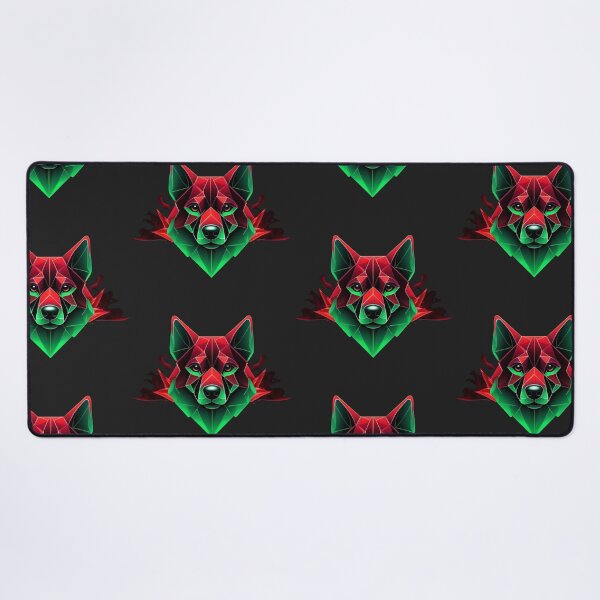 Item preview, Geometric Neon Wolf designed and sold by dom-sien-sh.