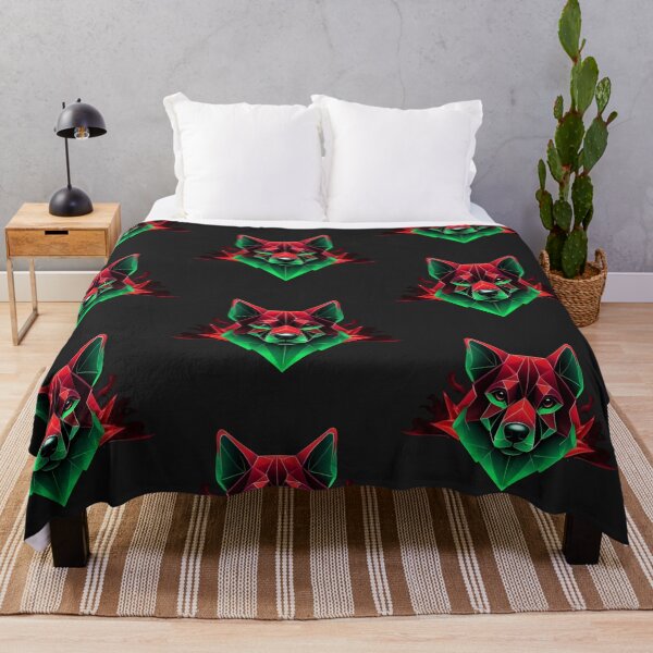 Item preview, Geometric Neon Wolf designed and sold by dom-sien-sh.