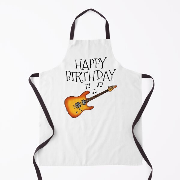 Item preview, Electric Guitar Happy Birthday Guitarist Musician (Amber) designed and sold by doodlerob.