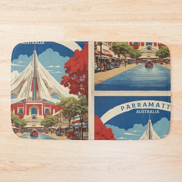 Item preview, Parramatta Australia Tourism Vintage Poster 2 designed and sold by TravelersGems.