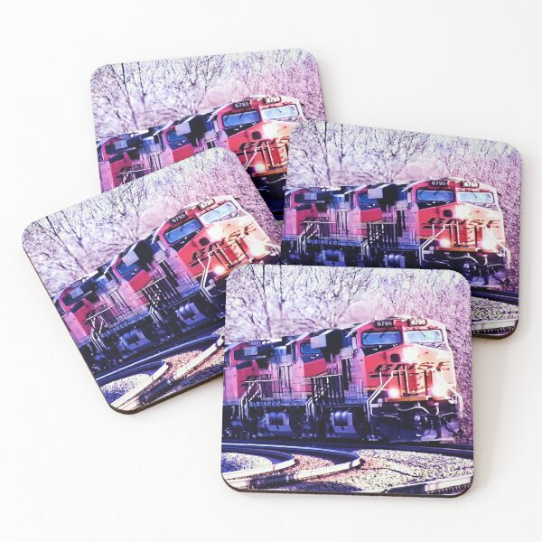 Item preview, 5 BNSF Locos Rounding the Houlihan Curve designed and sold by train-shop.