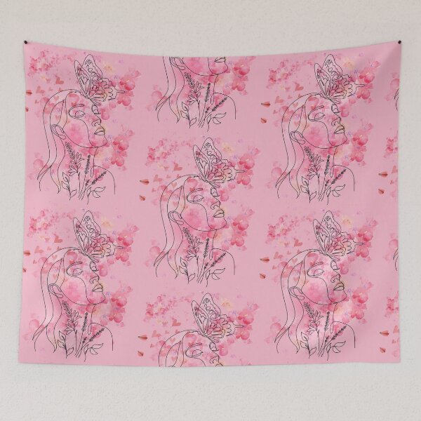 Item preview, Pinky girl with Butterflies  designed and sold by PinkLepord.
