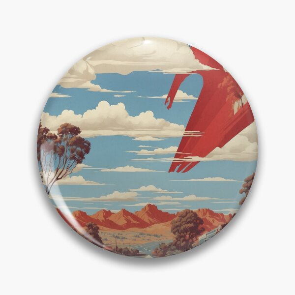 Item preview, Queanbeyan Australia Tourism Vintage Poster designed and sold by TravelersGems.