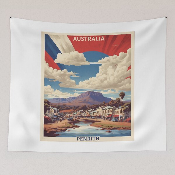 Item preview, Penrith House Orange Australia Tourism Vintage Poster designed and sold by TravelersGems.