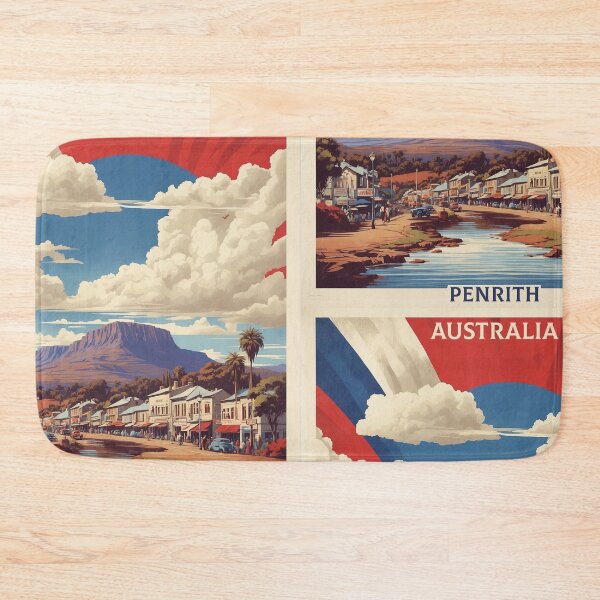 Item preview, Penrith House Orange Australia Tourism Vintage Poster designed and sold by TravelersGems.
