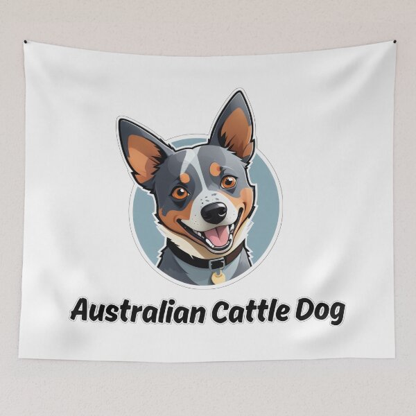 Item preview, Cute Australian Cattle Dog, Blue Heeler designed and sold by Bilisik.
