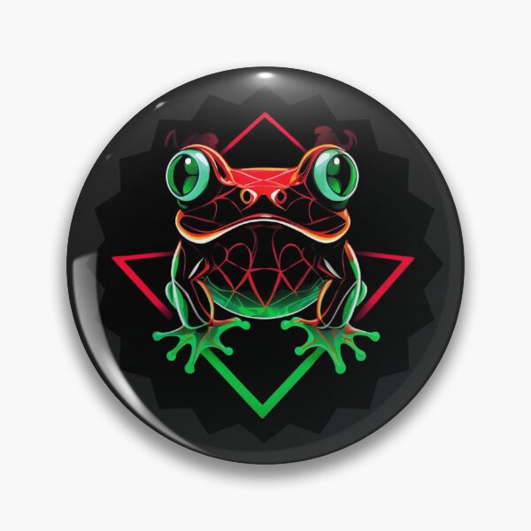 Item preview, Geometric Neon Frog designed and sold by dom-sien-sh.