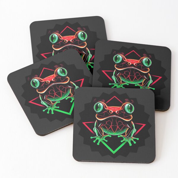 Item preview, Geometric Neon Frog designed and sold by dom-sien-sh.
