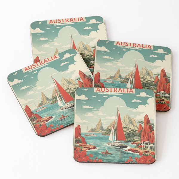 Artikelvorschau, Sea World Marine Park Australien Tourismus Vintage Poster 2 entworfen und verkauft von TravelersGems.