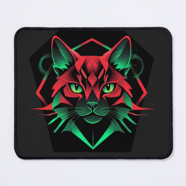 Item preview, Geometric Neon Cat designed and sold by dom-sien-sh.