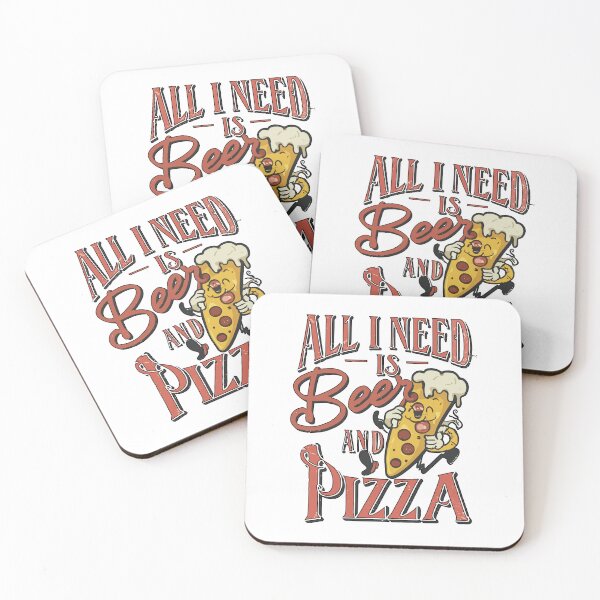Item preview, ALL I NEED IS BEER AND PIZZA designed and sold by NebulaWhimsy.
