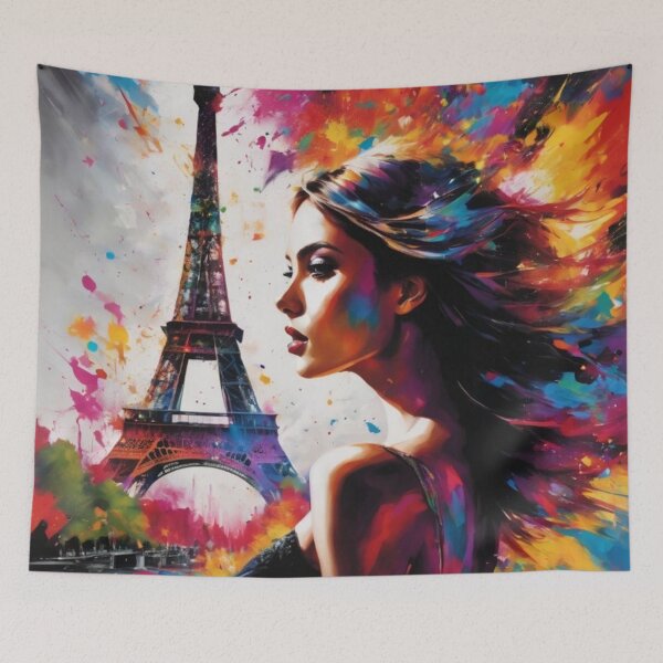 Item preview, Paris girl with Eiffel Tower designed and sold by JackFreestone.