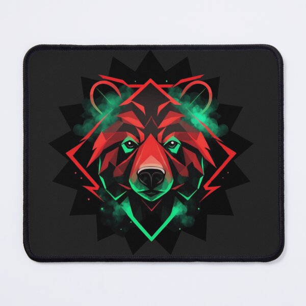Item preview, Geometric Neon Bear designed and sold by dom-sien-sh.