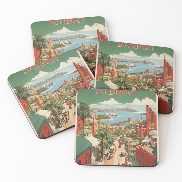 Artikelvorschau, Sydney Australien Tourismus Vintage Poster entworfen und verkauft von TravelersGems.