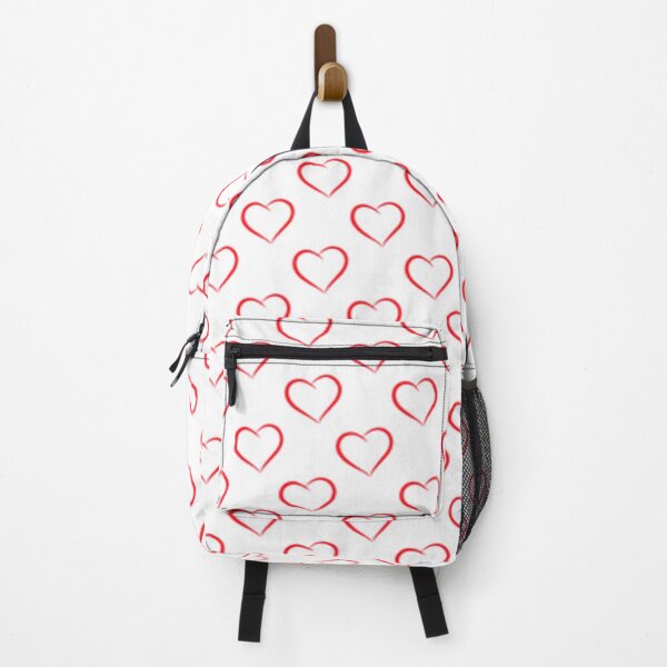 Item preview, Love Inspired Pattern on white canvas designed and sold by PixelPopsShop.
