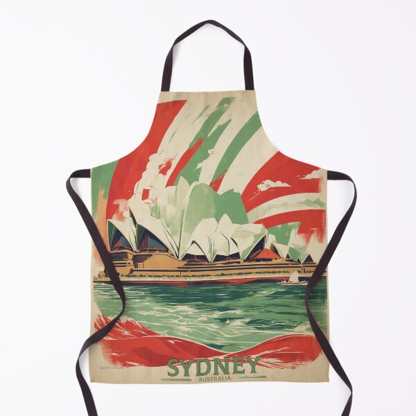 Artikelvorschau, Sydney Opera House Australien Tourismus Vintage Poster 3 entworfen und verkauft von TravelersGems.