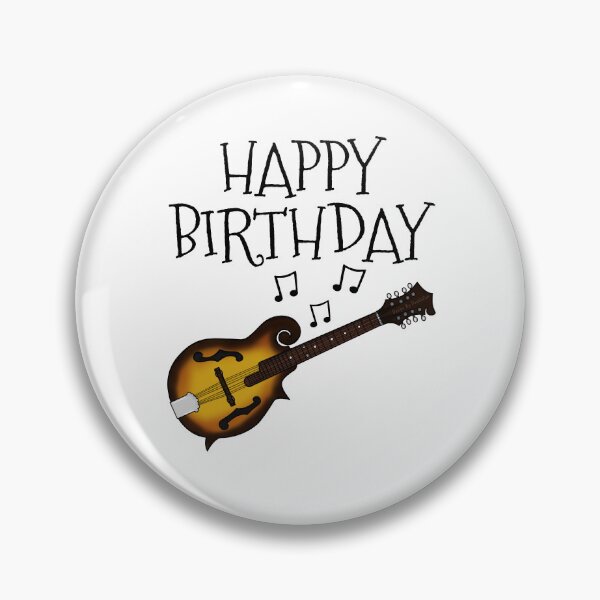 Item preview, Mandolin Happy Birthday Mandolinist Folk Musician designed and sold by doodlerob.