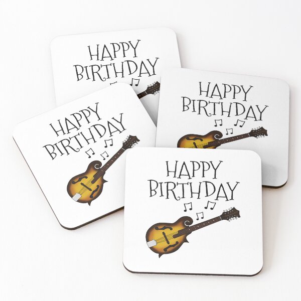 Item preview, Mandolin Happy Birthday Mandolinist Folk Musician designed and sold by doodlerob.