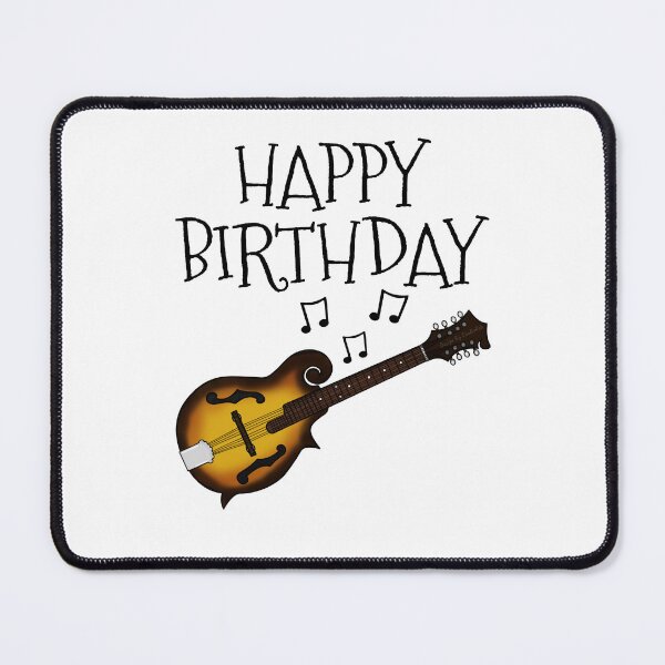 Item preview, Mandolin Happy Birthday Mandolinist Folk Musician designed and sold by doodlerob.