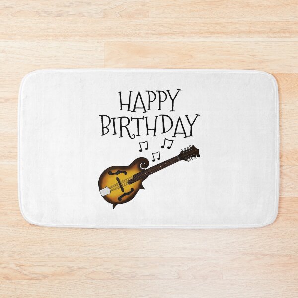Item preview, Mandolin Happy Birthday Mandolinist Folk Musician designed and sold by doodlerob.