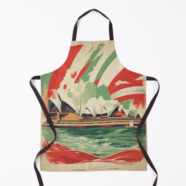 Artikelvorschau, Sydney Opera House Australien Tourismus Vintage Poster 3 entworfen und verkauft von TravelersGems.
