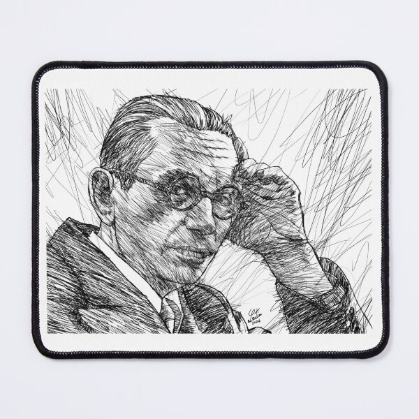 Aperçu de l'œuvre Portrait à l'encre de KURT GODEL créée et vendue par lautir.