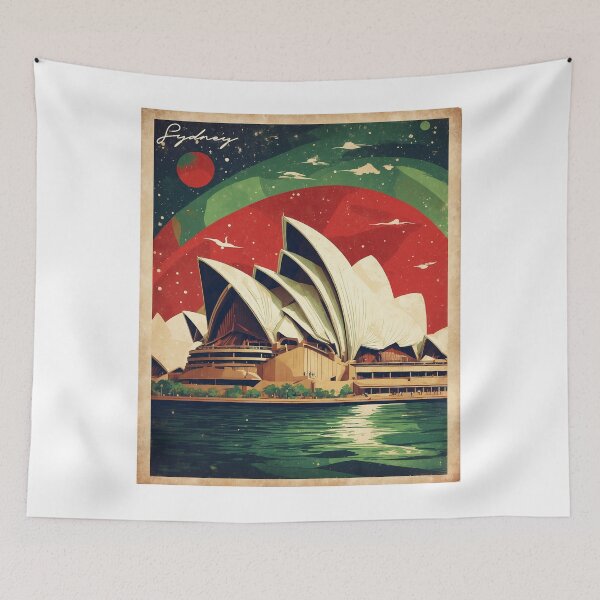 Artikelvorschau, Sydney Australia Tourism Vintage Poster 4 entworfen und verkauft von TravelersGems.