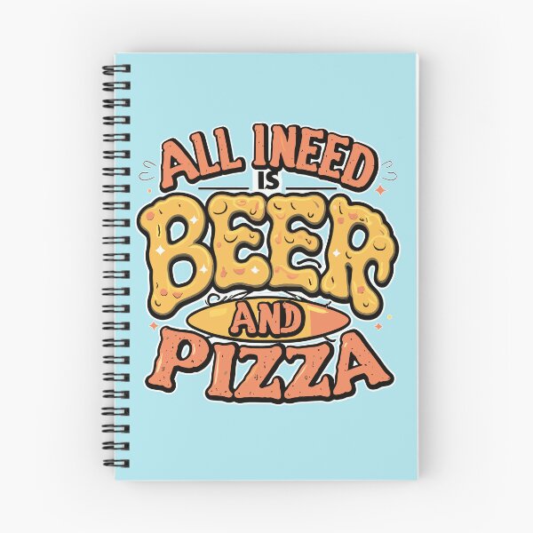 Item preview, ALL I NEED IS BEER AND PIZZA designed and sold by NebulaWhimsy.