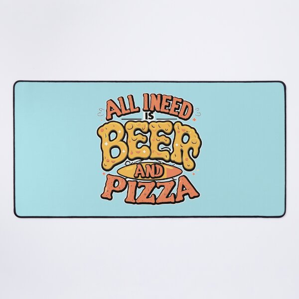 Item preview, ALL I NEED IS BEER AND PIZZA designed and sold by NebulaWhimsy.