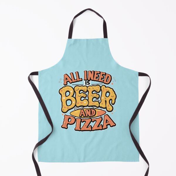 Item preview, ALL I NEED IS BEER AND PIZZA designed and sold by NebulaWhimsy.