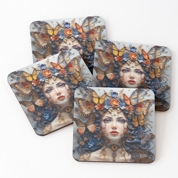 Item preview, Blossom Monarch: The Butterfly Queen's Elegance designed and sold by shadowpalette.