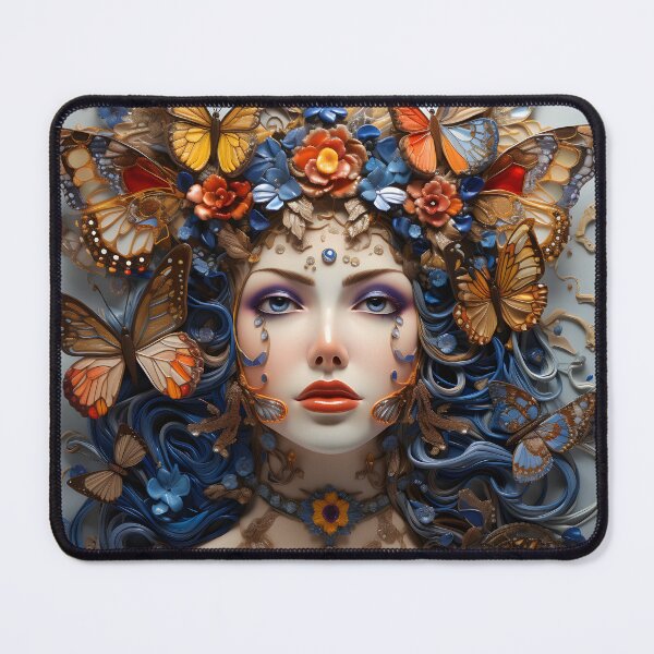 Item preview, Blossom Monarch: The Butterfly Queen's Elegance designed and sold by shadowpalette.