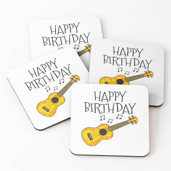 Item preview, Ukulele Happy Birthday Ukulelist Music Teacher Musician designed and sold by doodlerob.