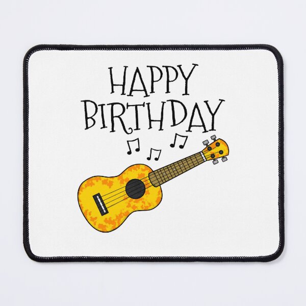 Item preview, Ukulele Happy Birthday Ukulelist Music Teacher Musician designed and sold by doodlerob.